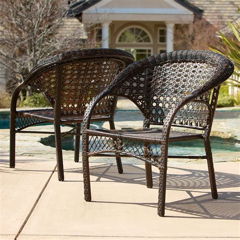 Home Loft Concepts Darlington Outdoor Wicker Chairs & Reviews | Wayfair