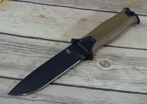 GERBER STRONG ARM FIXED BLADE HUNTING KNIFE MADE IN USA FULL TANG WITH ...