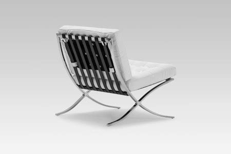 Replica Barcelona Leather Chair - White | Cielo