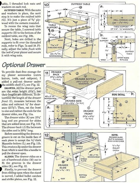 Portable Planer Stand Plans • WoodArchivist