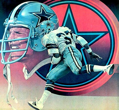 Dallas Cowboys, 1979 DAMAC poster artwork by Chuck Ren | Nfl football ...