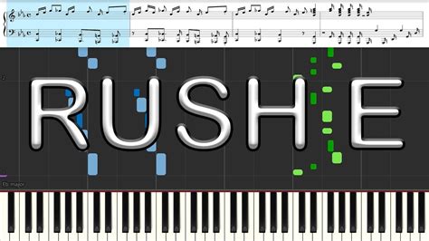 RUSH E ver 1 0 - Piano Tutorial - Synthesia - YouTube