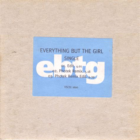 Everything But The Girl - Single (1996, CD) | Discogs