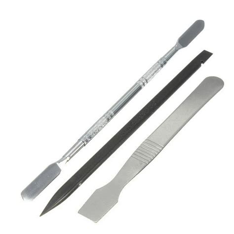 3 In 1 Metal Plastic Spudger Set Tools Repair Opening Pry Tool Kit For iPhone iPad For Samsung ...