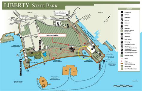 Liberty State Park Map