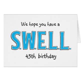 Funny 45th Birthday Cards | Zazzle