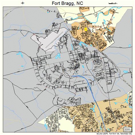 Fort Bragg North Carolina Street Map 3724260