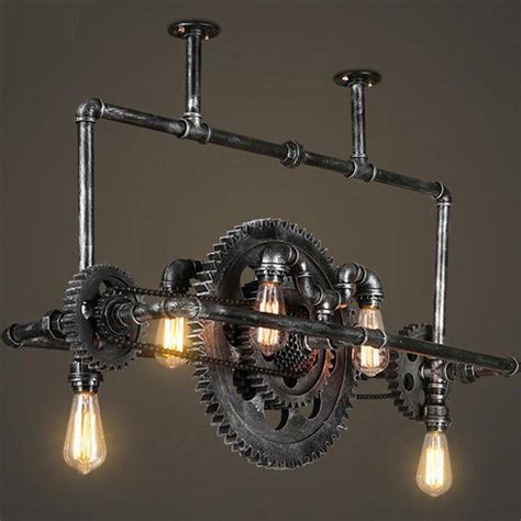 Steampunk Industrial Exterior Lighting Industrial Desk Lamp - The Art ...