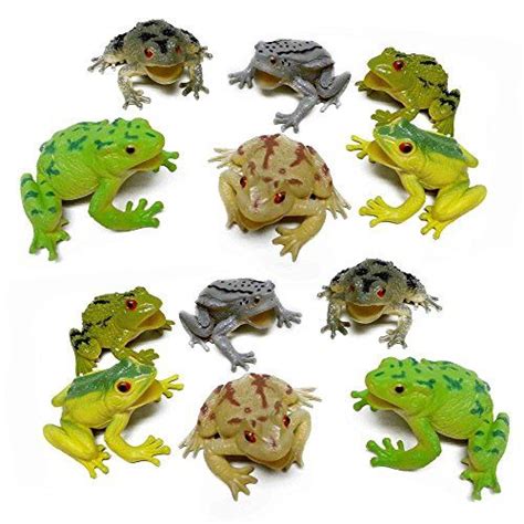 Discounted Fun Central (AZ916) 12pcs 3 Inch Toy Frogs Toy Figure Fun ...