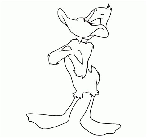 How To Draw Daffy Duck | Draw Central | Daffy duck drawing, Drawings, Daffy duck