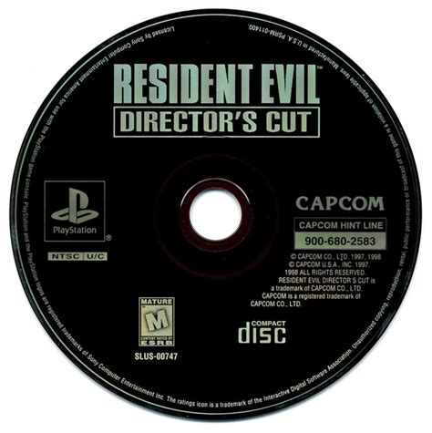 Resident Evil: Director's Cut cover or packaging material - MobyGames