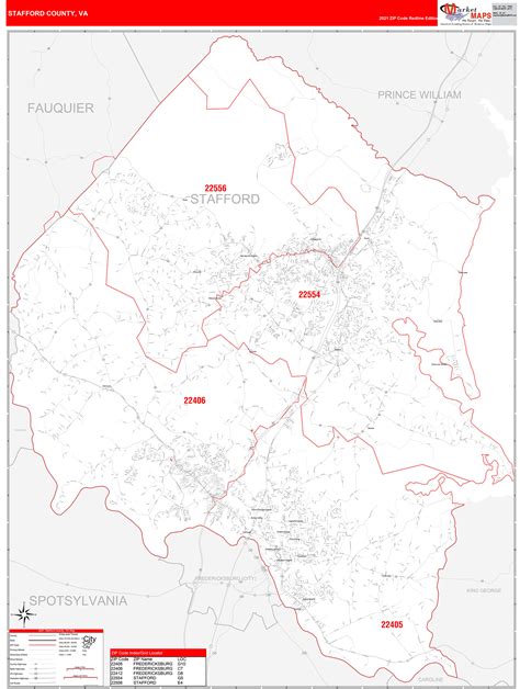 Stafford Zip Code Map