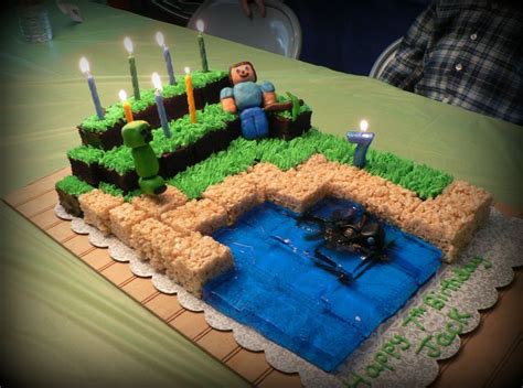 birthday party ideas | Minecraft birthday cake, Minecraft birthday, Minecraft birthday party
