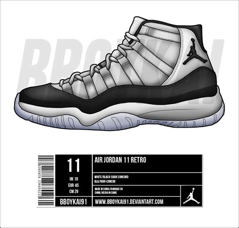 Air Jordan 11 Retro 'Concord' by BBoyKai91 on DeviantArt