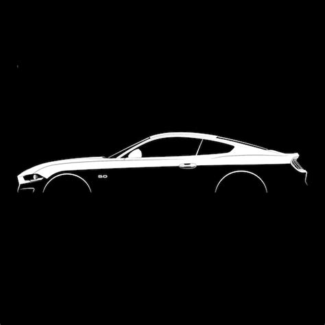 Mustang Car Silhouette Clip Art