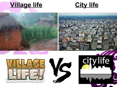 City life vs village life by Liaqat