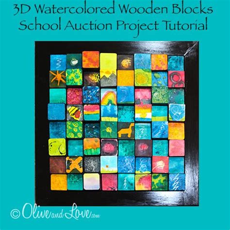 3D wooden blocks – Children’s Auction Art Project School Auction Art ...