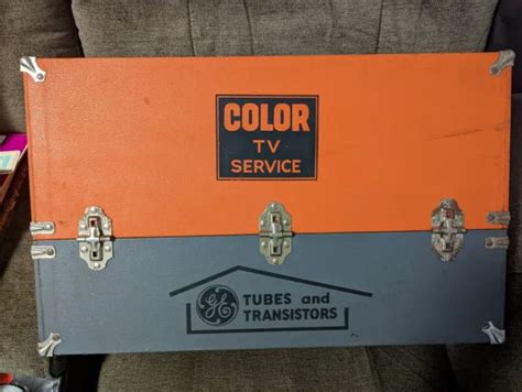 VTG GE GENERAL Electric Radio Color TV Tube Transistor Repair Man Case Tool Box $175.00 - PicClick