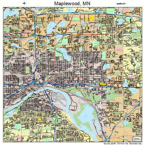 Maplewood Minnesota Street Map 2740382