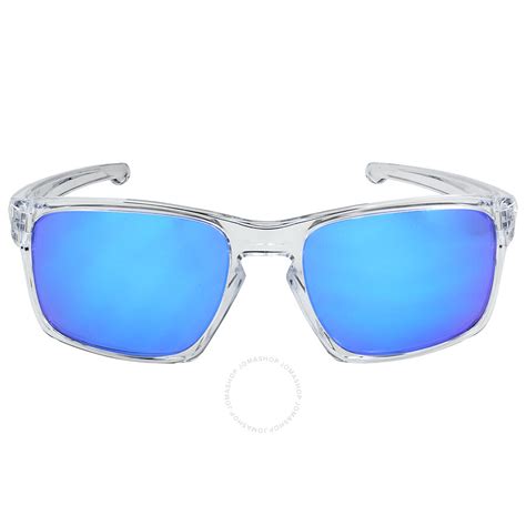 Oakley Silver Sunglasses - Polished Clear/Sapphire OO9262-926206-57 888392076458 - Sunglasses ...