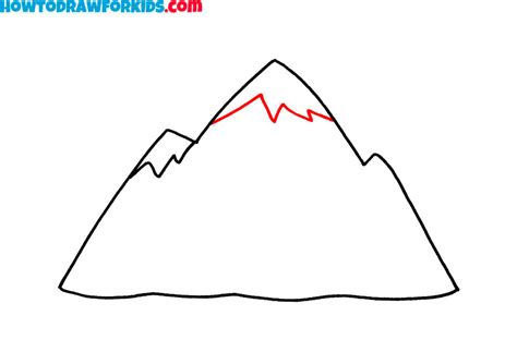 Mountain Drawing For Kids