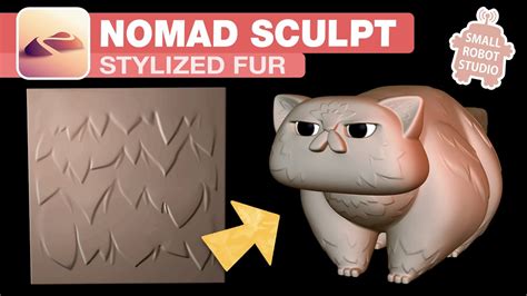 Nomad Sculpt: Stylized Fur Tutorial - YouTube