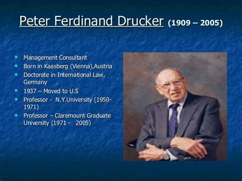 Peter Drucker Real Guru