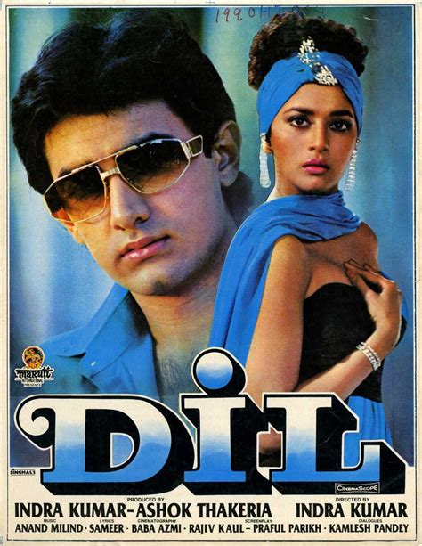 28 Years of Dil. (22/06/1990) | Bollywood posters, Best bollywood movies, Bollywood movie songs