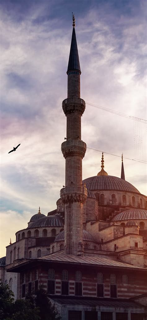 Blue Mosque Wallpaper 4K, Ancient architecture