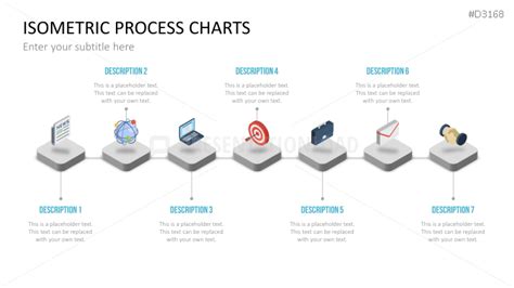 Isometric Process Charts | PowerPoint Template