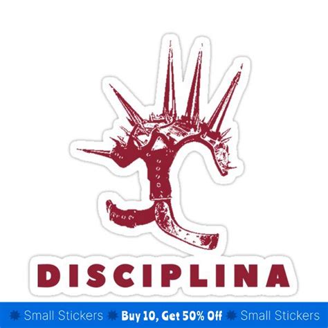 "DISCIPLINE | #01." Sticker by Teen-Spirit | Stickers, Vinyl decal ...