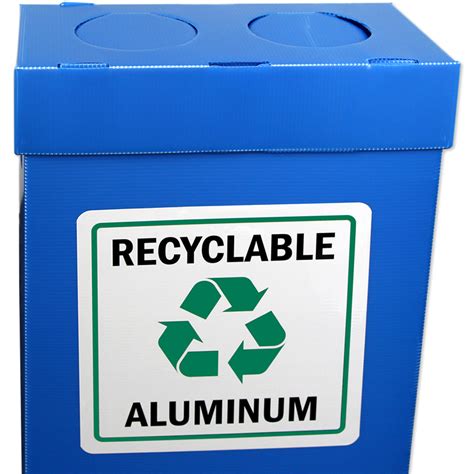 Recyclable Aluminum Label (with graphic), SKU: S-4992