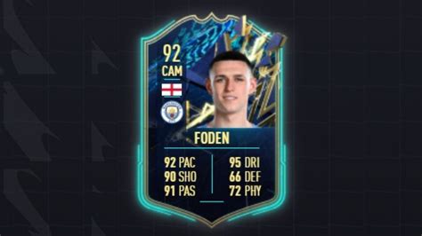 How to obtain the Phil Foden FIFA 22 Premier League TOTS card?