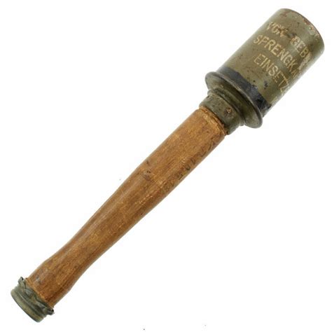 Original German WWI Model 1917 Stick Grenade with Full Markings and 19 ...