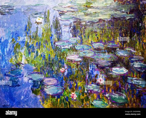 Claude Monet - Water Lilies Stock Photo - Alamy