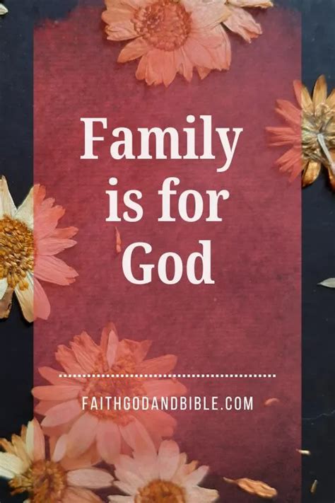 What Does The Bible Say About Family?