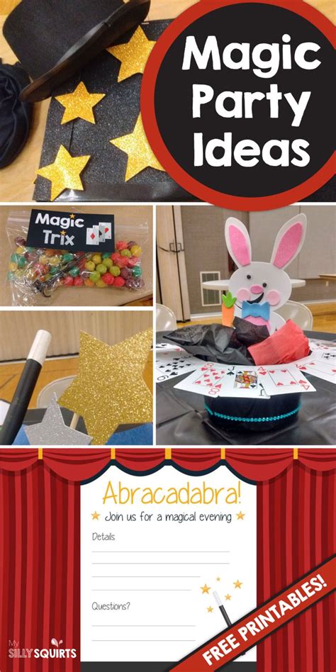 Abracadabra! Magic party ideas you'll love | My Silly Squirts