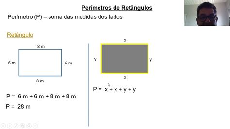 Perímetro do retângulo - YouTube