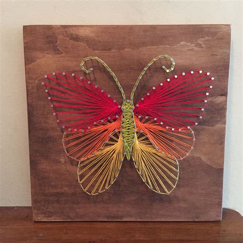 Butterfly string art – Artofit