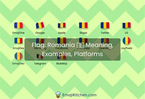 🇷🇴 flag: Romania emoji meaning, info, stats - EmojiKitchen