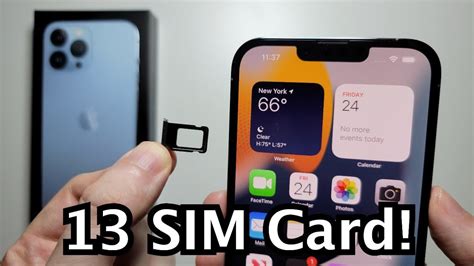 iPhone 13 /13 Pro How to Insert SIM Card! - YouTube