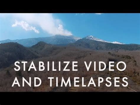 How to stabilize drone footage, timelapses and video 4k with After Effects (or Premiere Pro ...