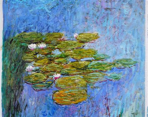 Claude Monet Style Oil Painting on Canvas - Etsy