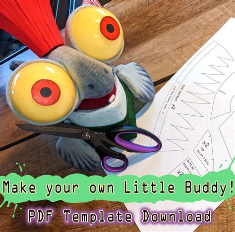 PRINTABLE TEMPLATE & TUTORIAL Make Your Own Little Buddy Small Fry ...