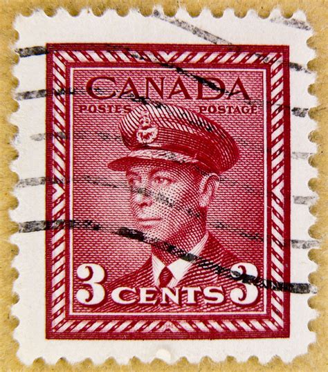 old stamp Canada King George VI 3c postage stamps poste-ti… | Flickr