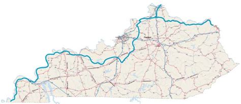 Biking Trails Routes Across Kentucky | Maps Of Ohio