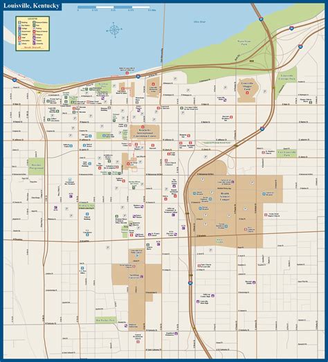 Louisville Downtown Map | Digital| Creative Force