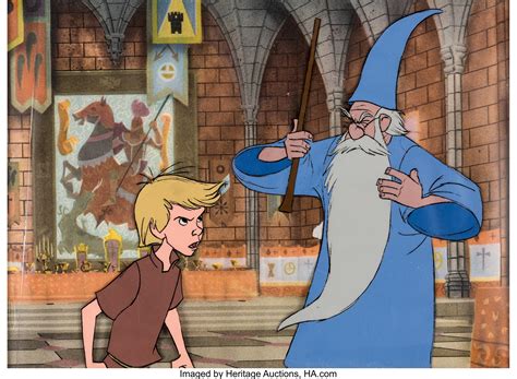 Sword In the Stone Wart and Merlin Production Cel (Walt Disney, | Lot #97259 | Heritage Auctions