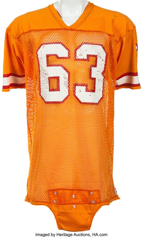 1980-84 Lee Roy Selmon Game Worn Tampa Bay Buccaneers Jersey, MEARS | Lot #82066 | Heritage Auctions