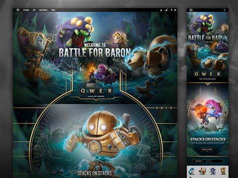 Battle For Baron by Brandon Meier for Riot Games on Dribbble